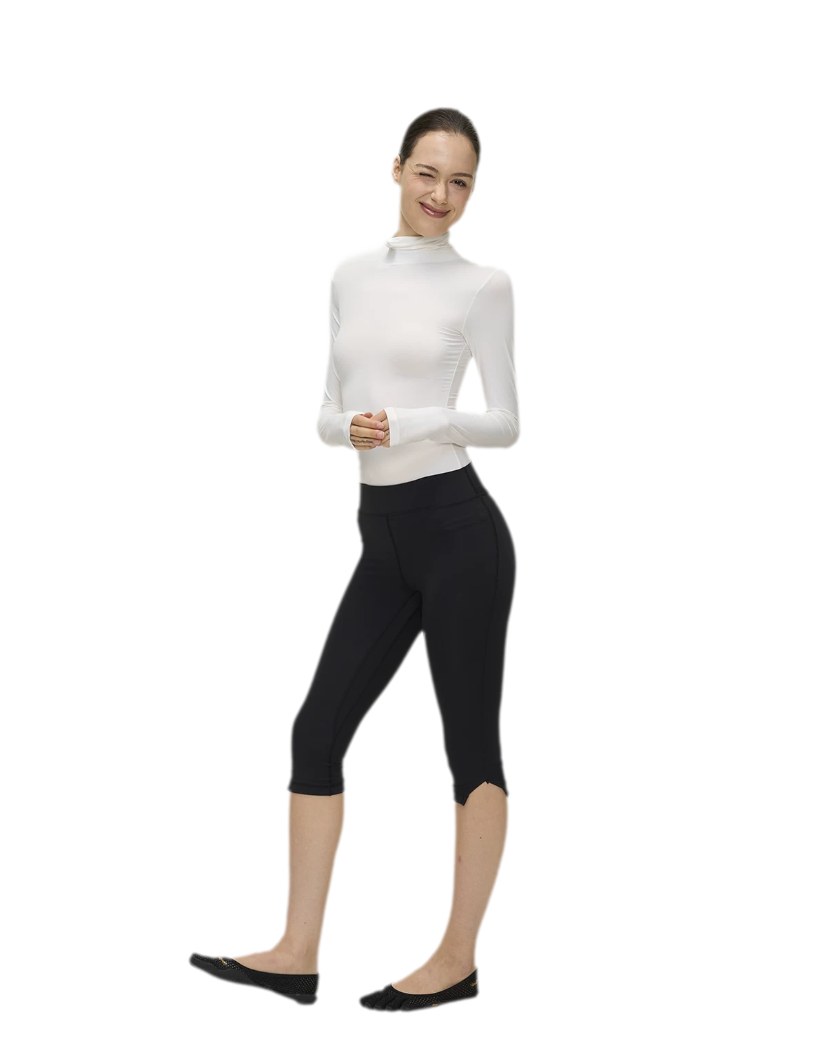 Brushed High-Neck Top