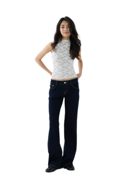 Stretch Lace Cropped Camisole