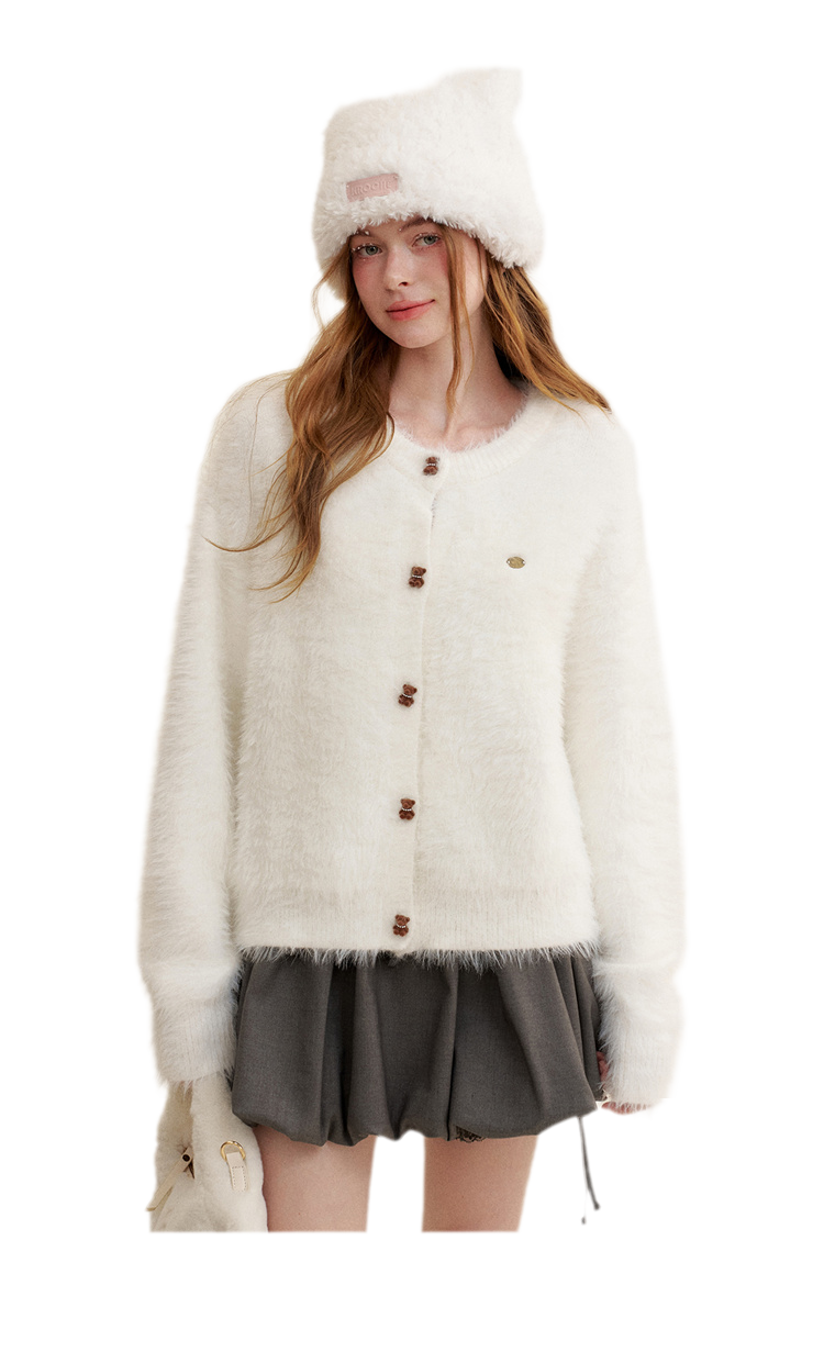 Snow Bear Knit Cardigan