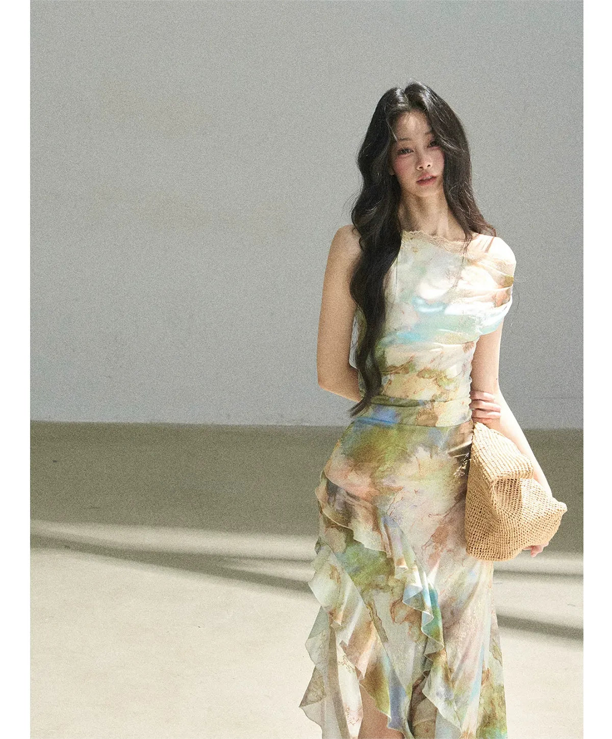 Floral Off-Shoulder Maxi Dress
