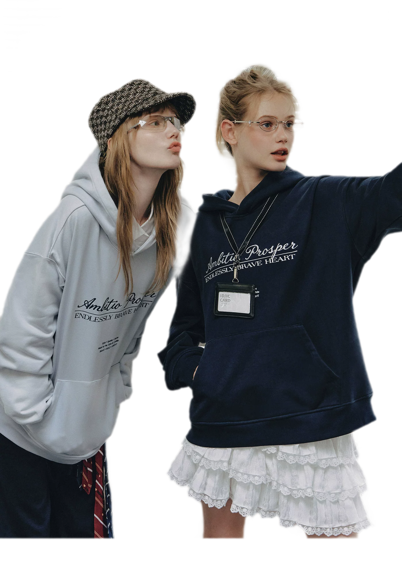 Embroidered Cotton Hooded Sweatshirt