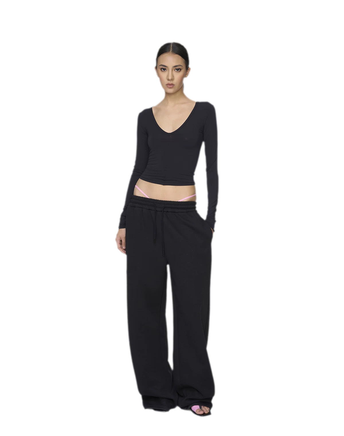 Deep V Slim Top
