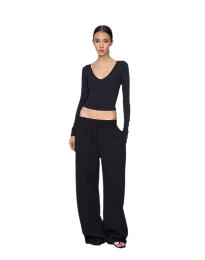 Deep V Slim Top