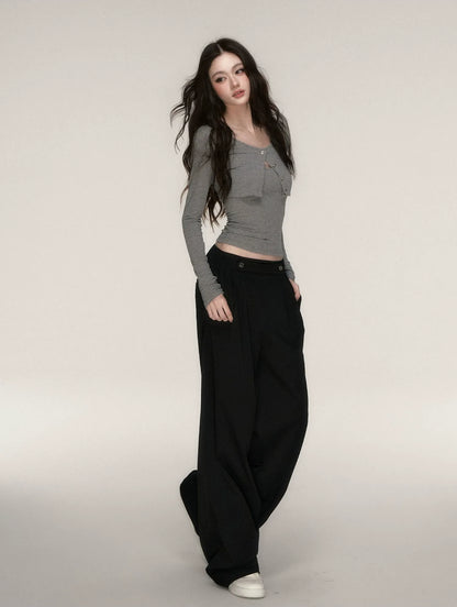 Napoleon Wide-Leg Suit Trousers
