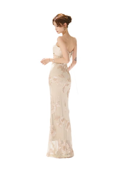 Gilded Night Mermaid Gown