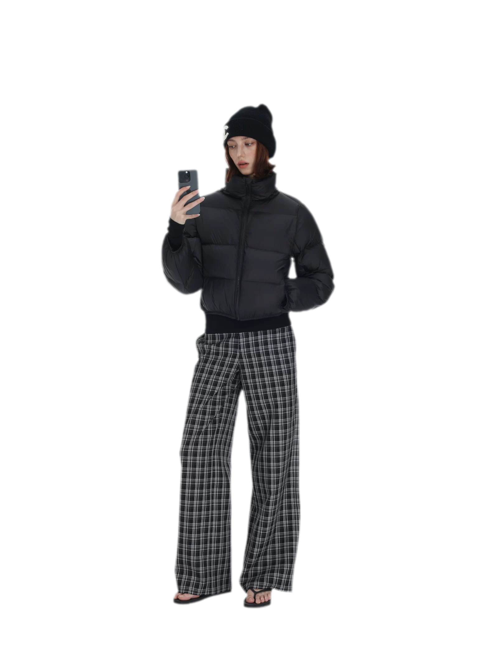 90 White Down Puffer Jacket