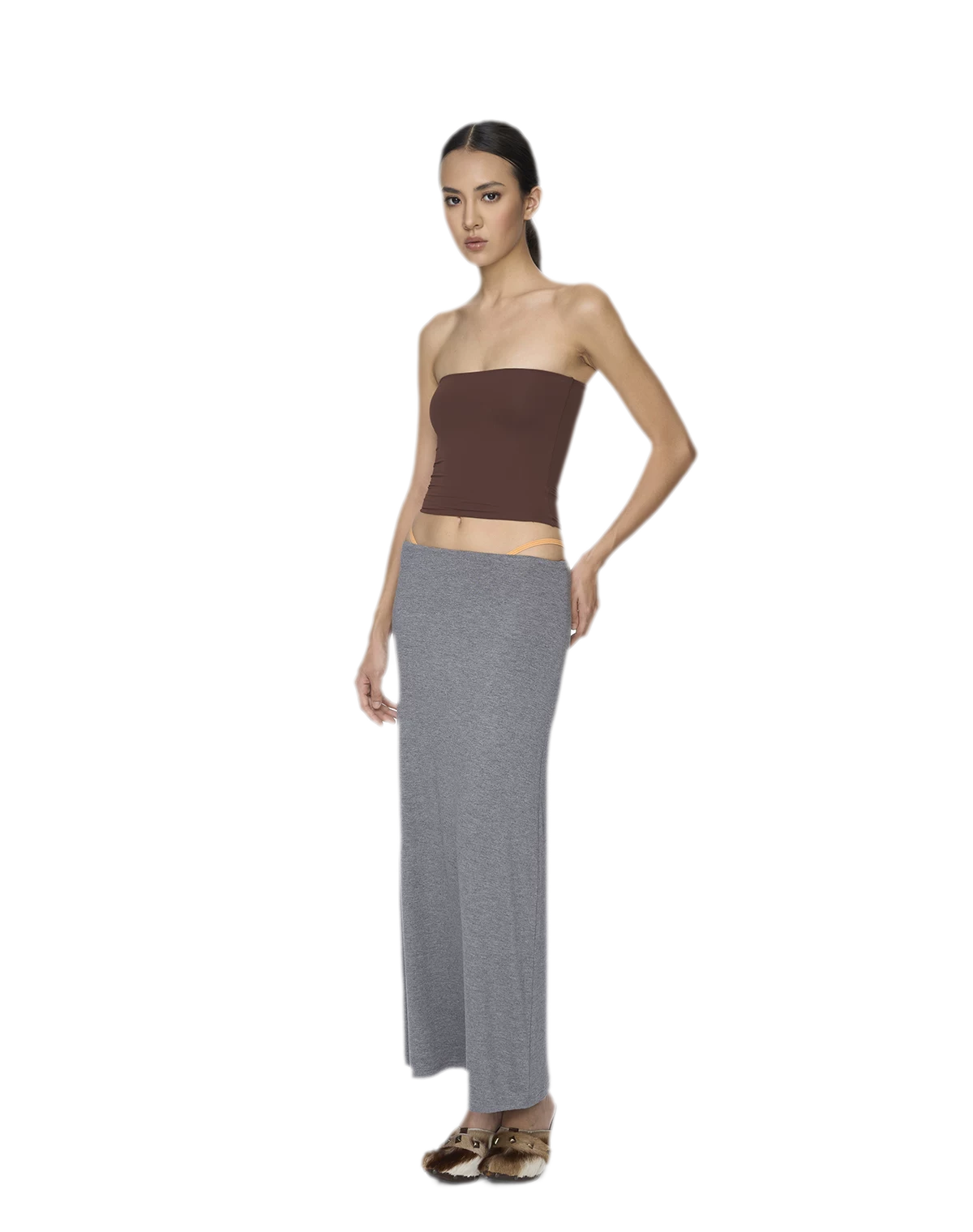 Straight Tube Midi Dress