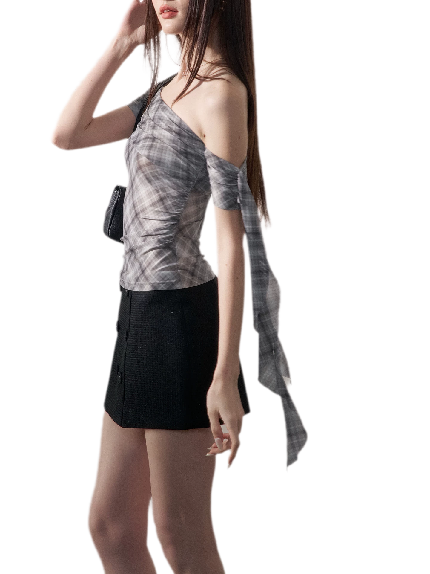 Grid Asymmetrical Cami