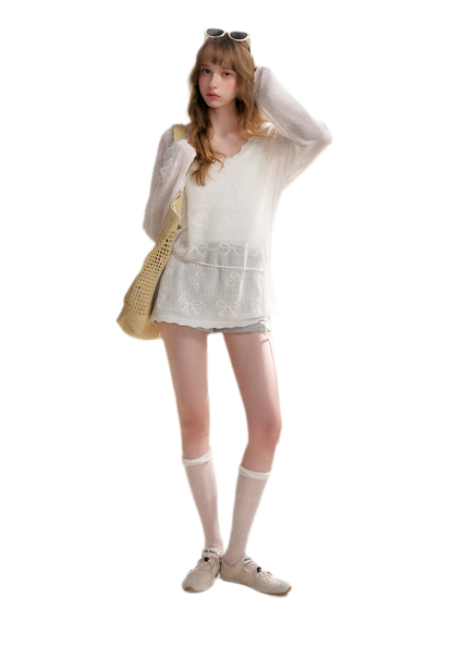 Lyocell Jacquard Cloud Knit
