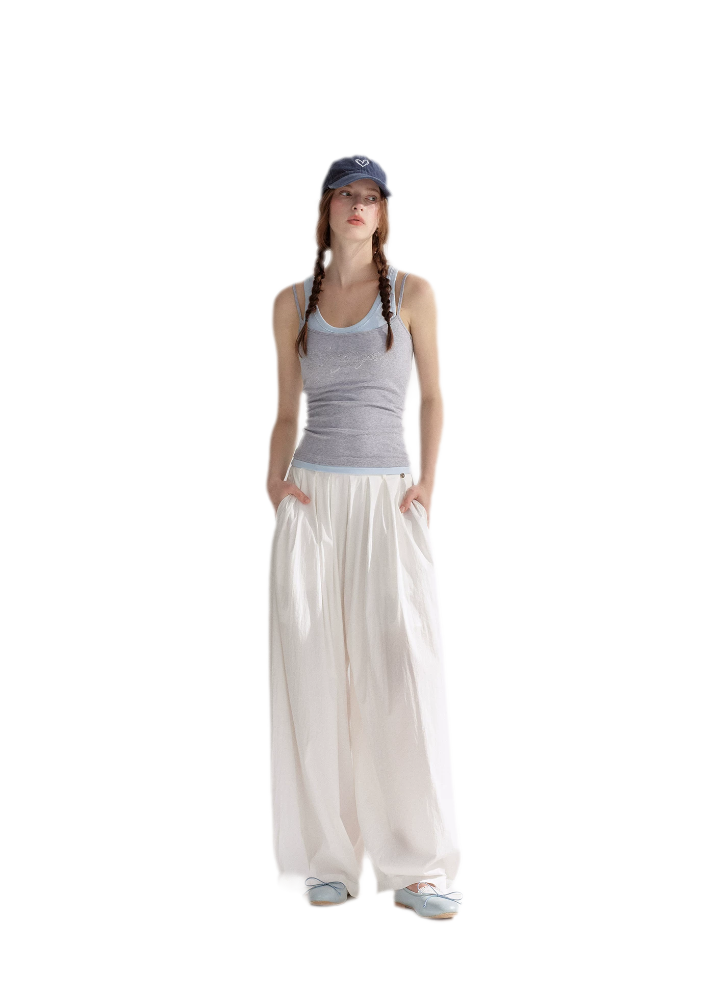 Pleated Balloon Relaxed Pants
