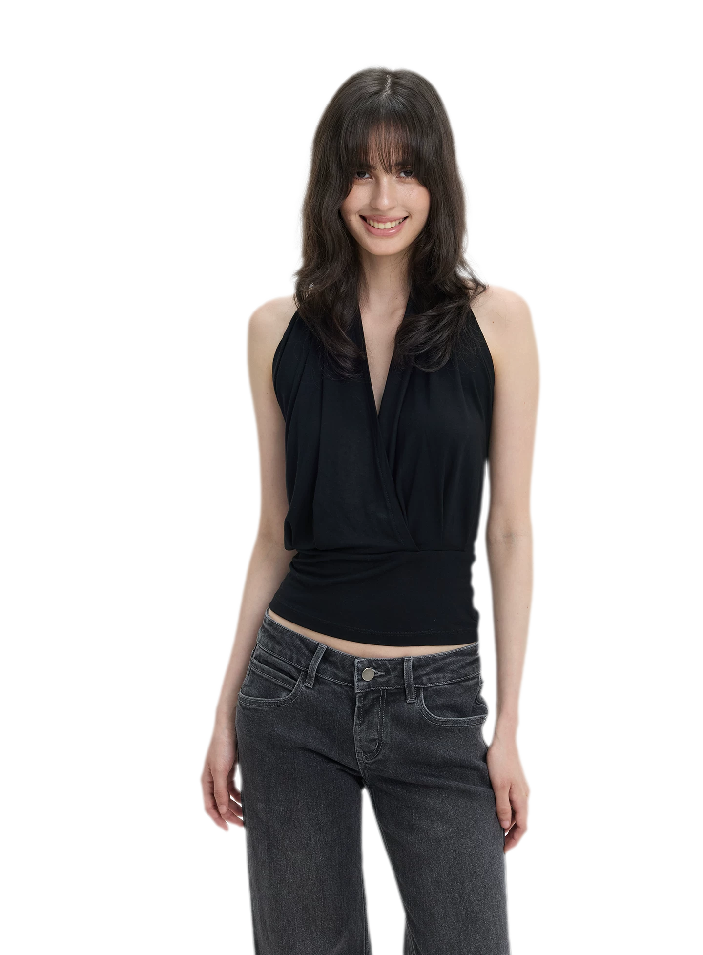 Modal Draped Halter Top