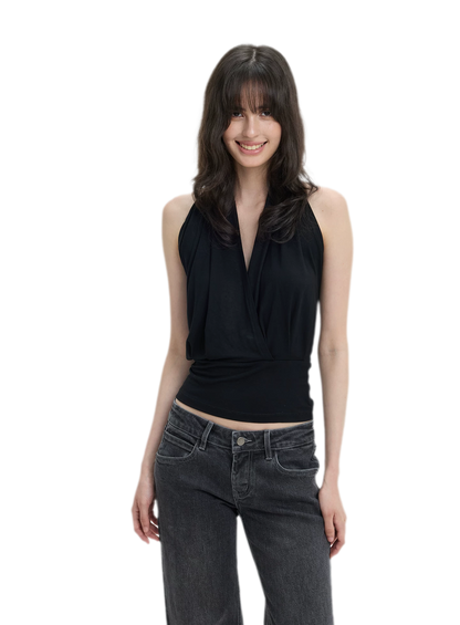 Modal Draped Halter Top