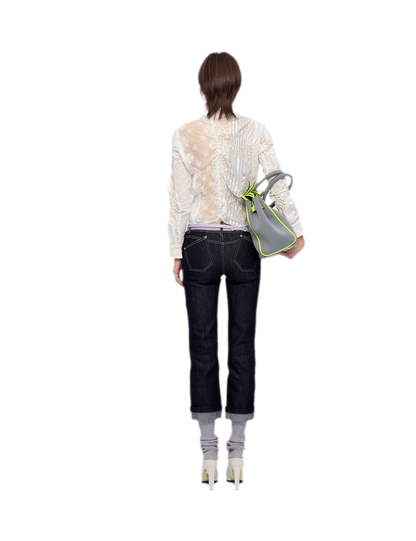 Lace Shirred Peplum Blouse