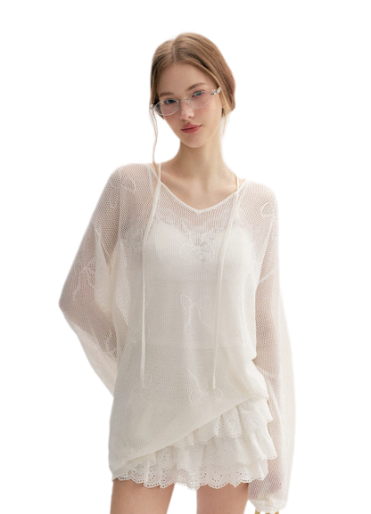Tencel Jacquard Sun Cardigan