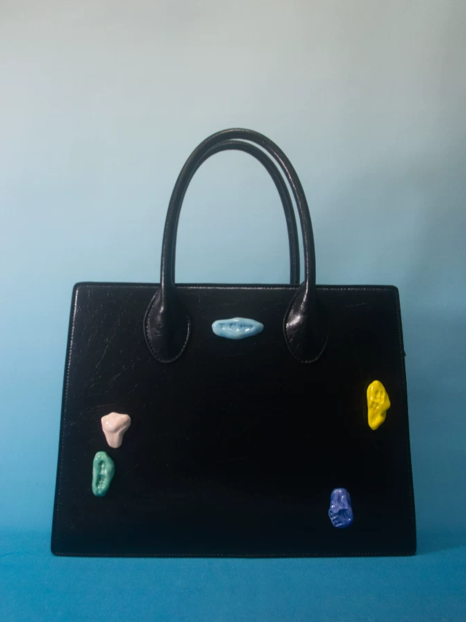 Handmade Ceramic Structured Tote Bag