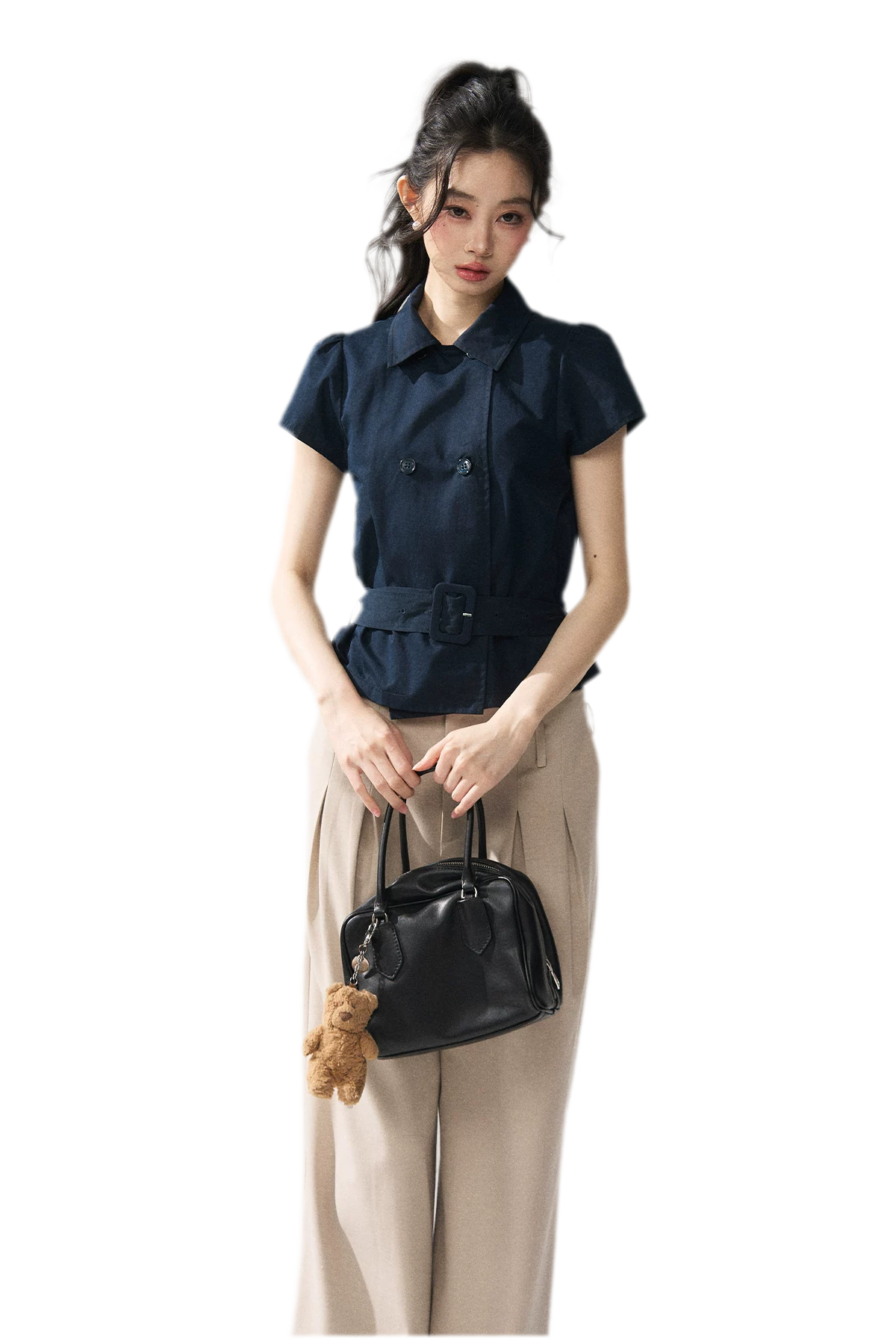 Blazer Inspired Waist T-shirt