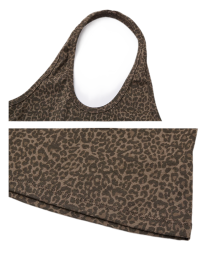 Leopard Layered Long-Sleeve T-Shirt
