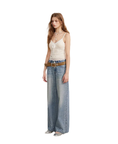 Lace Bow Jacquard Cami