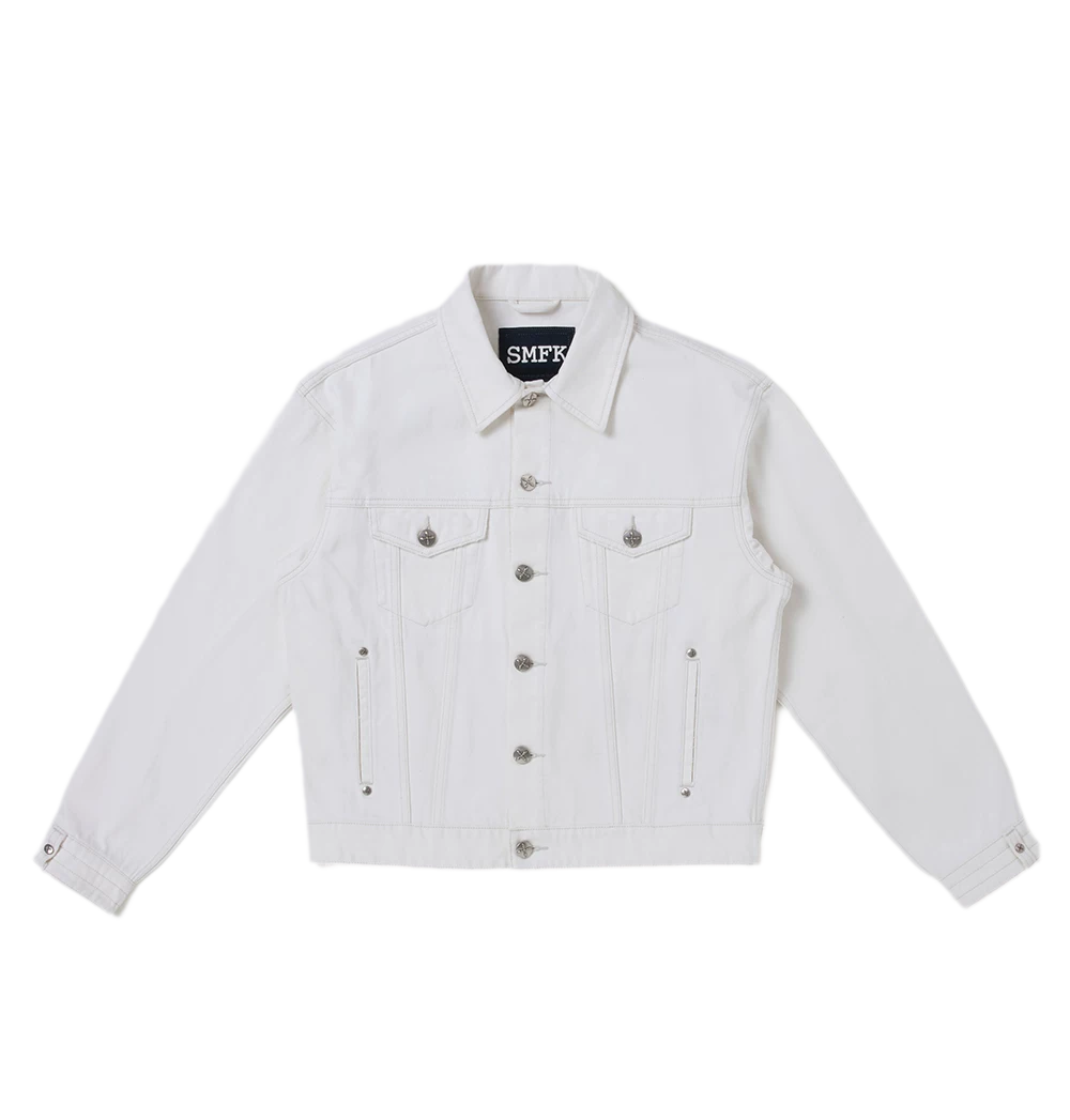 Cross Statue Denim Jacket