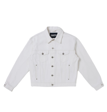 Cross Statue Denim Jacket