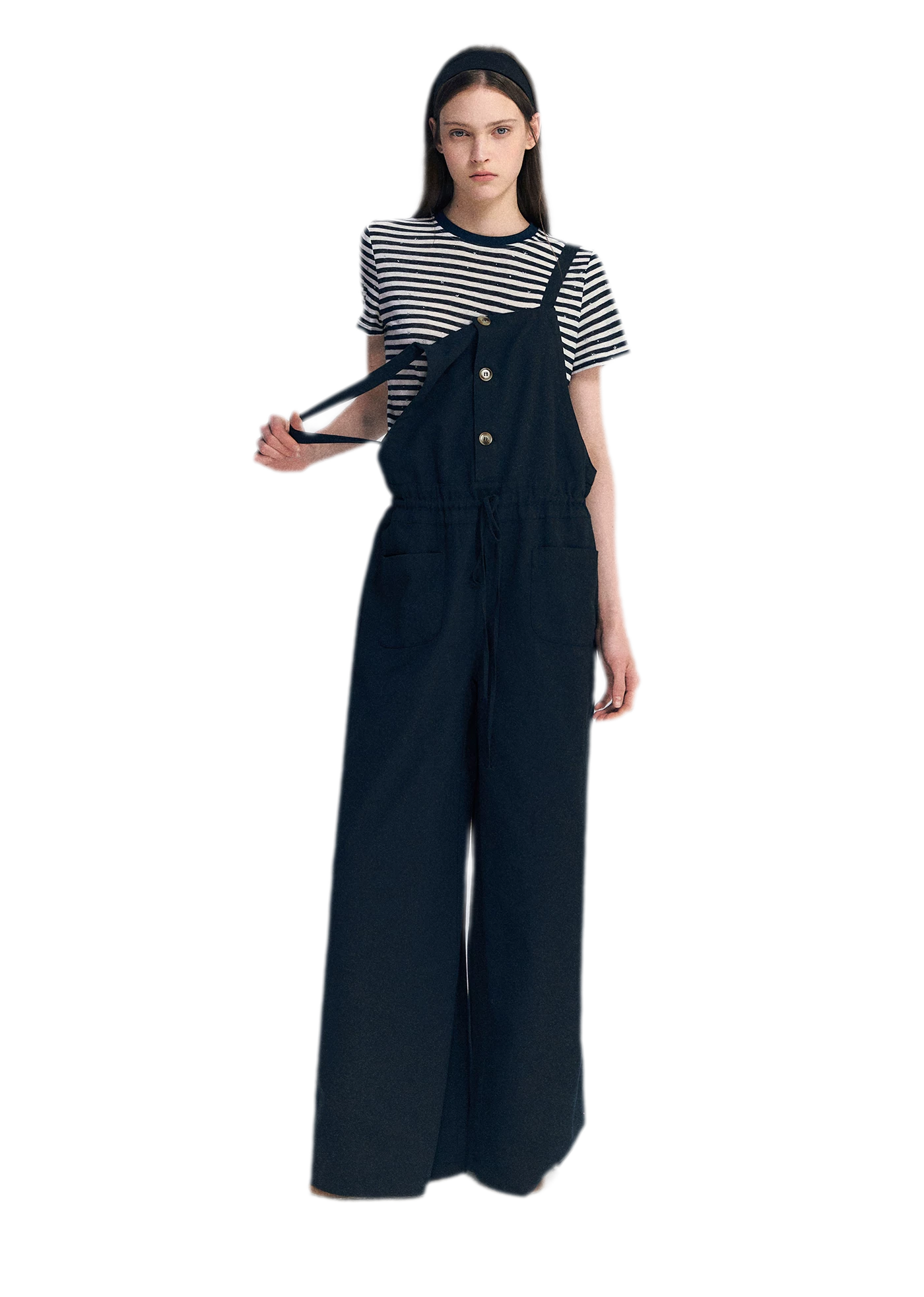 Drawstring Jumpsuit