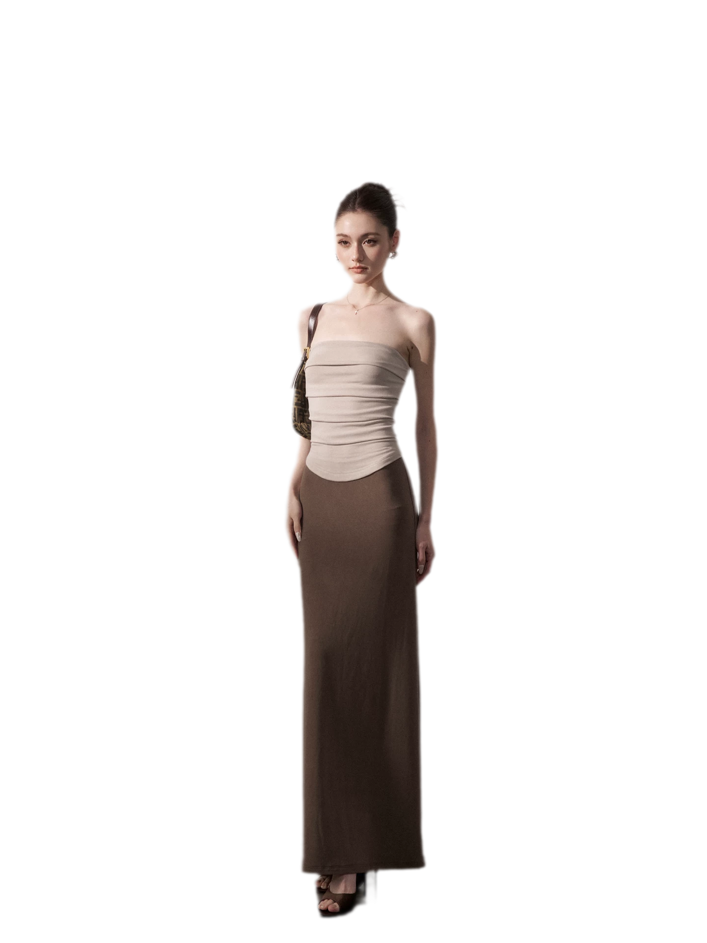 Color-Block Knit Midi Dress