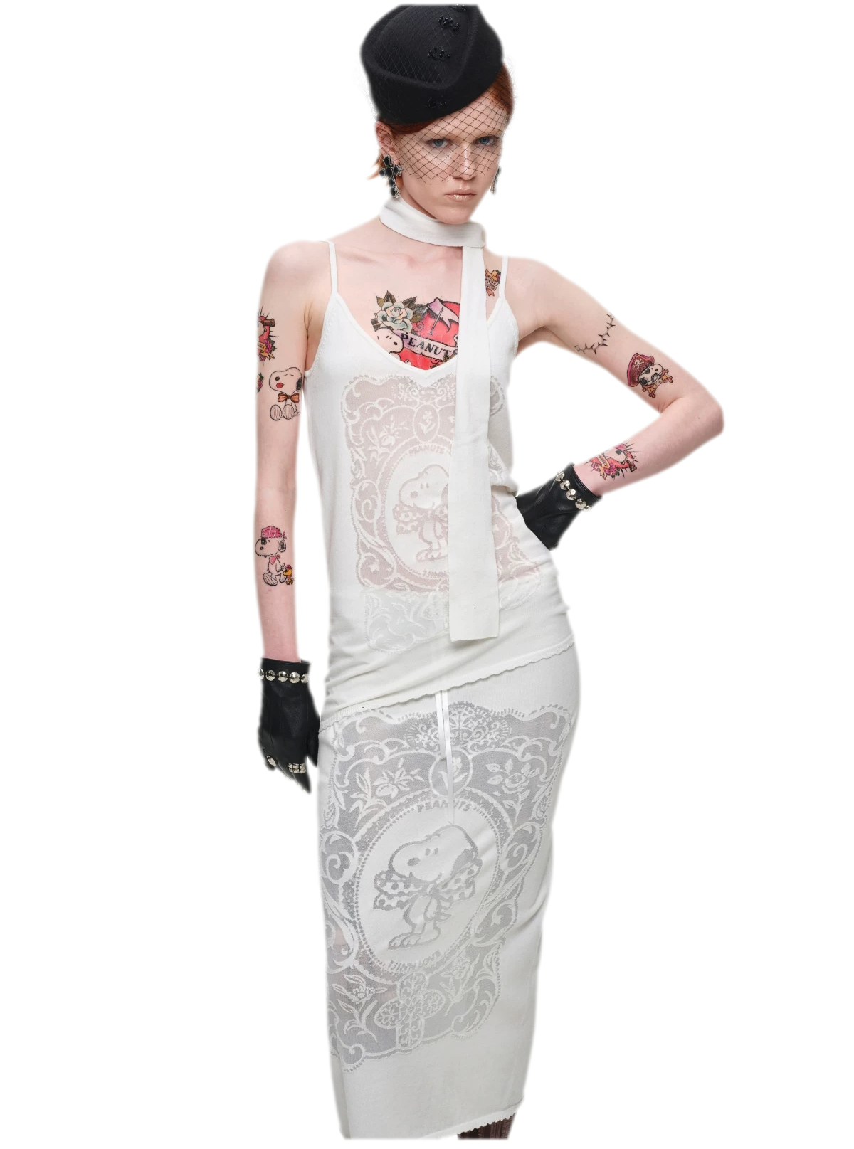 Burnout Graphic V-Neck Camisole