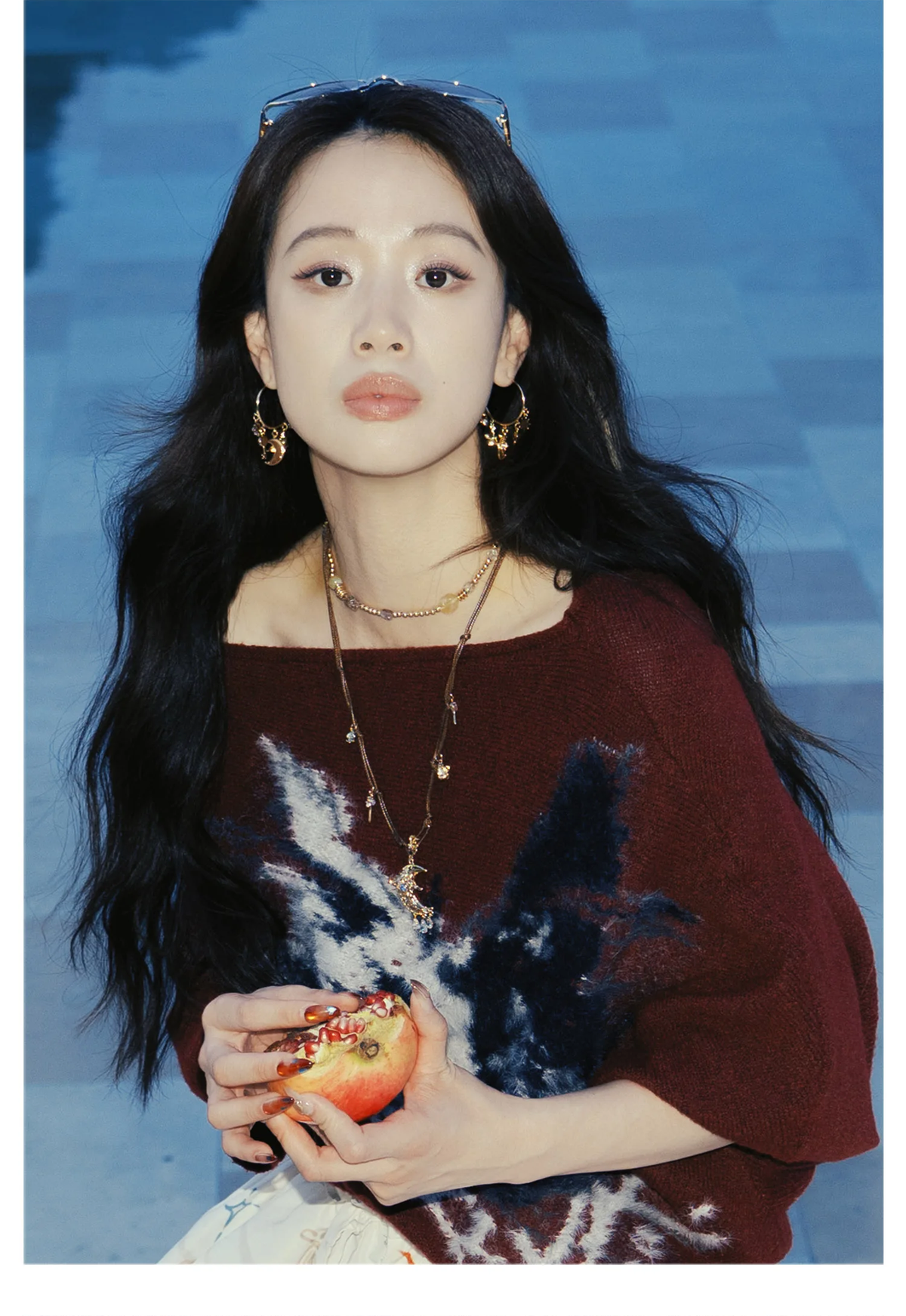 ミラノベルベット猫柄セーター