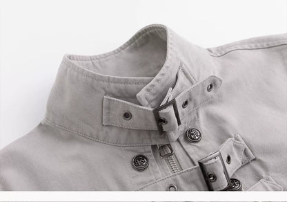 Detachable Washed Short Jacket