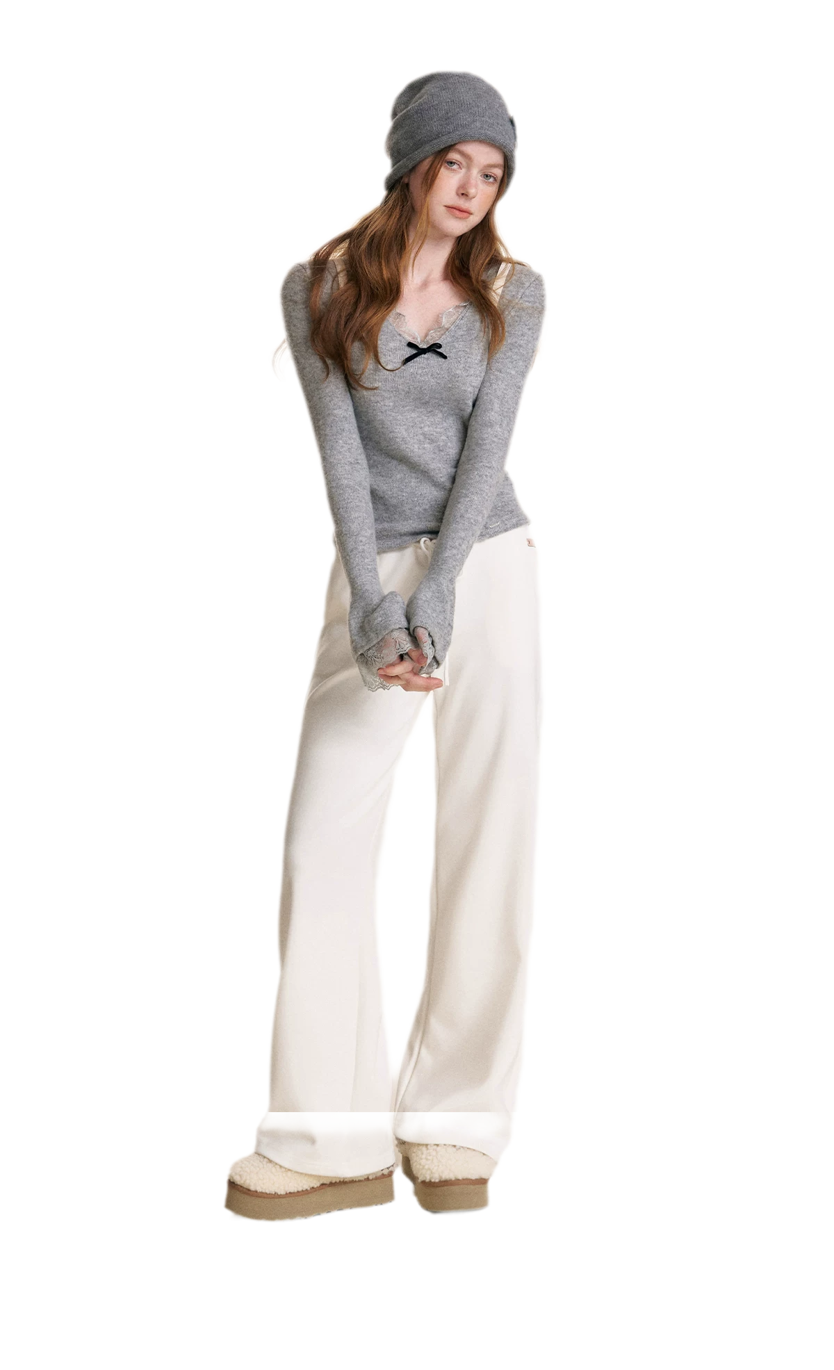 Drawstring High Waist Pants