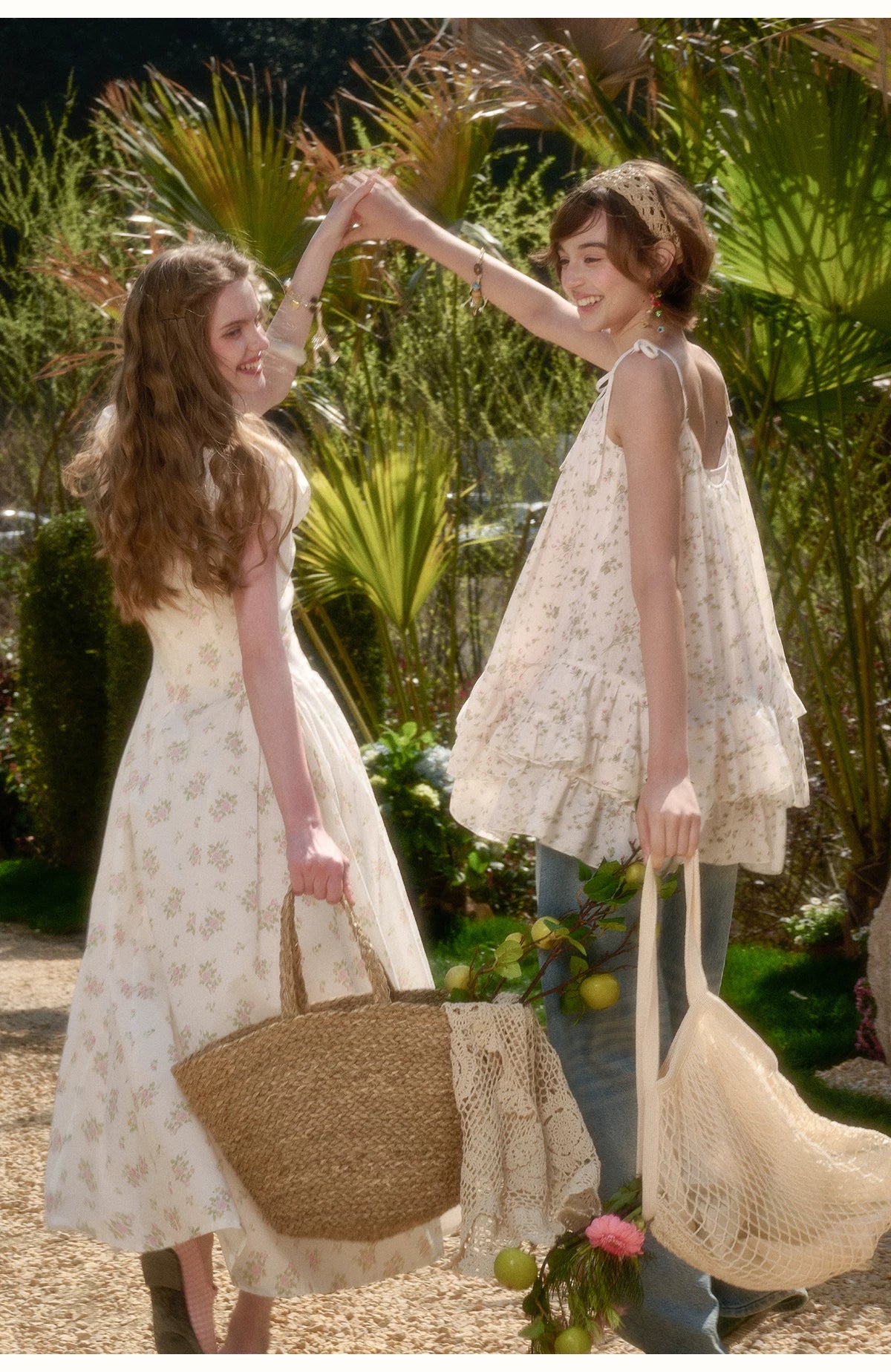 Cream Rose Holiday Rose Dress