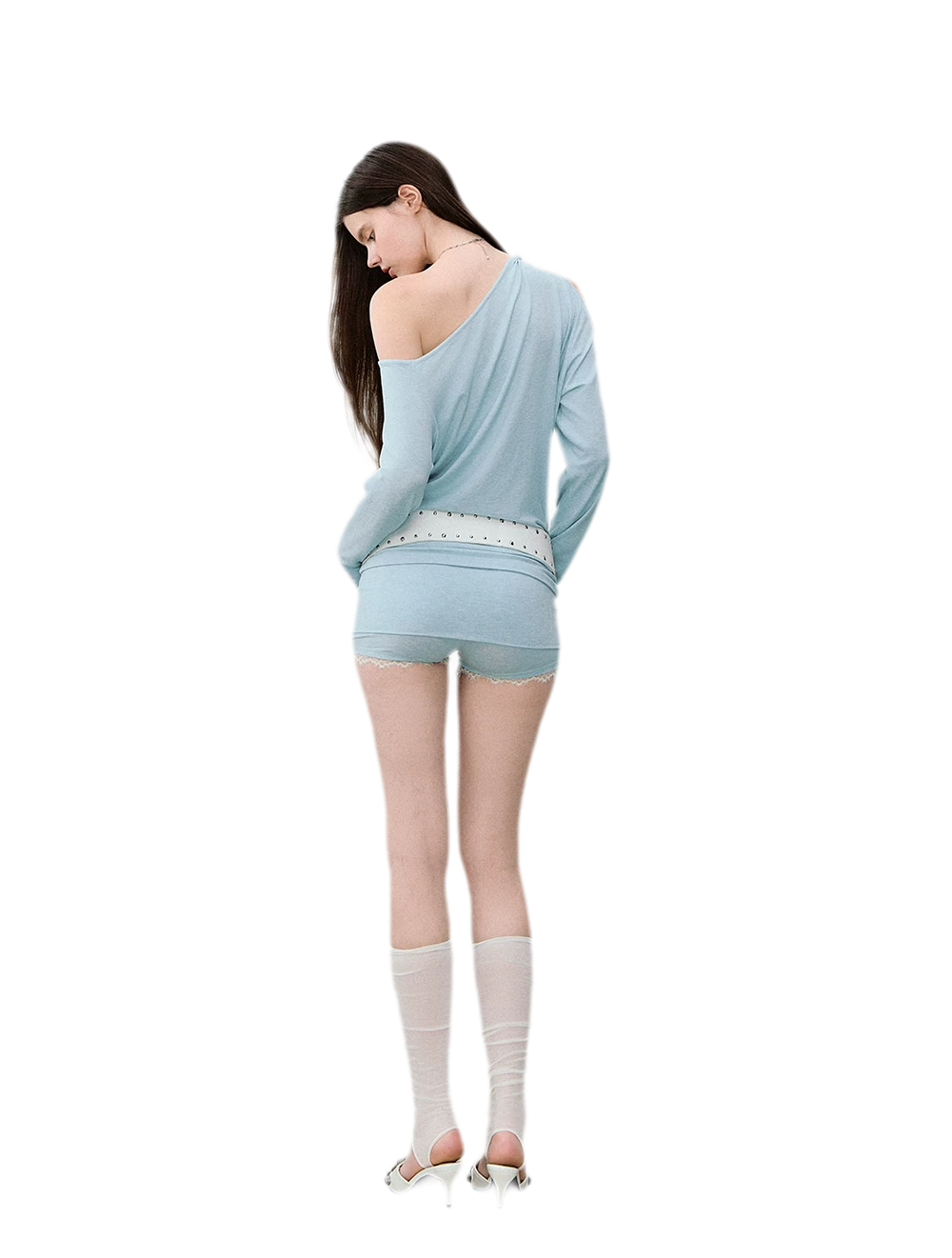 Mambo Signal One-Shoulder Top &amp; Skort