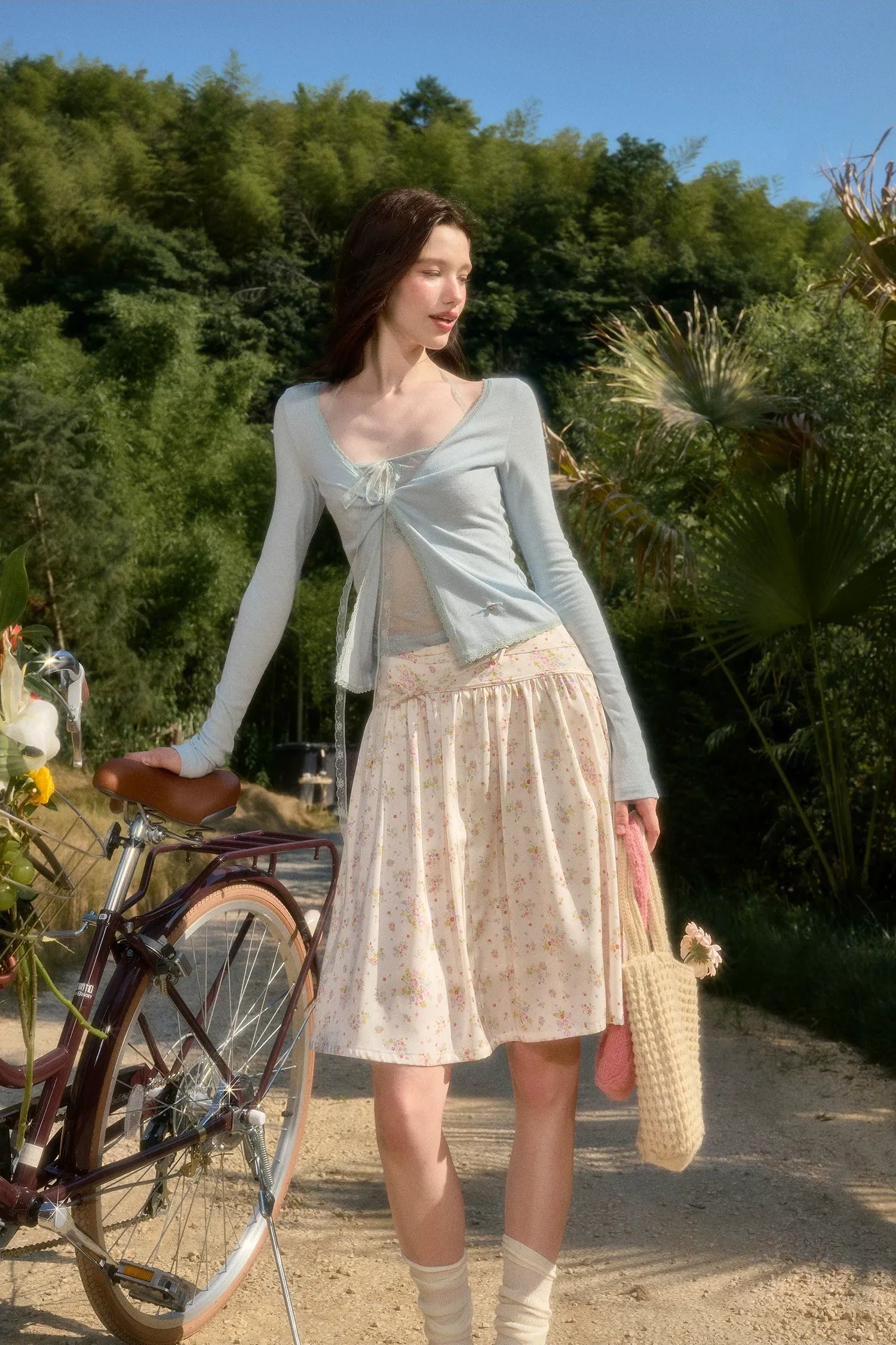 Skin-Feel Lace Cardigan