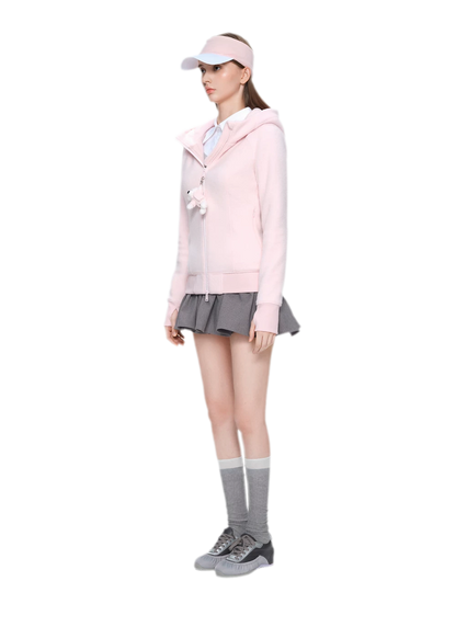 Soft Fleece Slim-Fit Hooded Jacket
