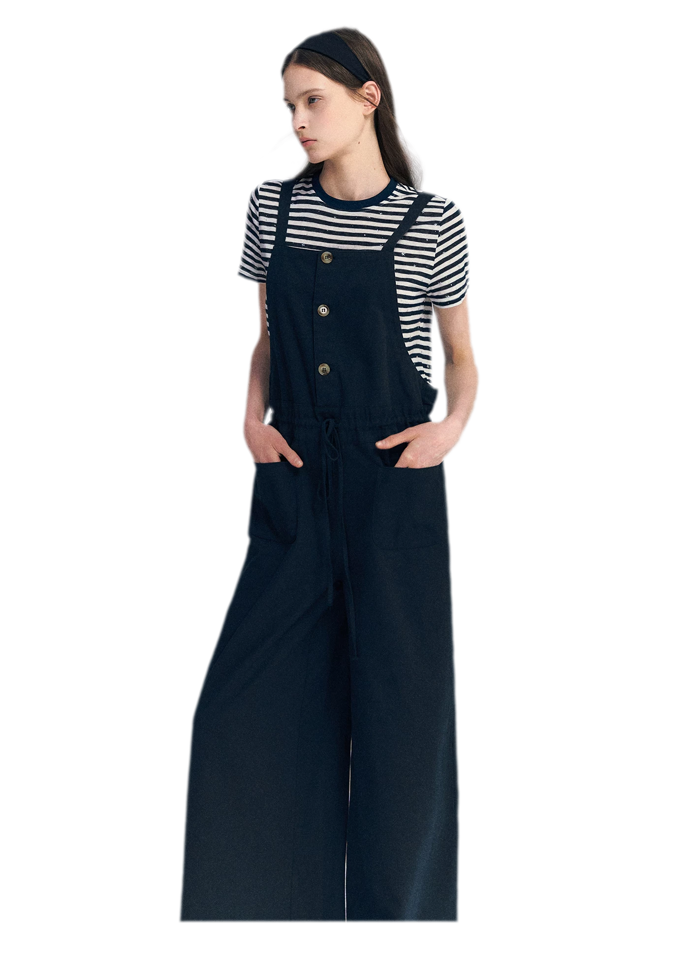 Drawstring Jumpsuit