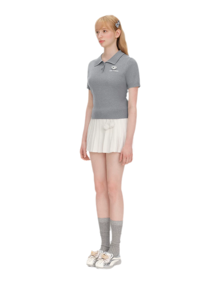 Polo Knit Short Sleeve Tee