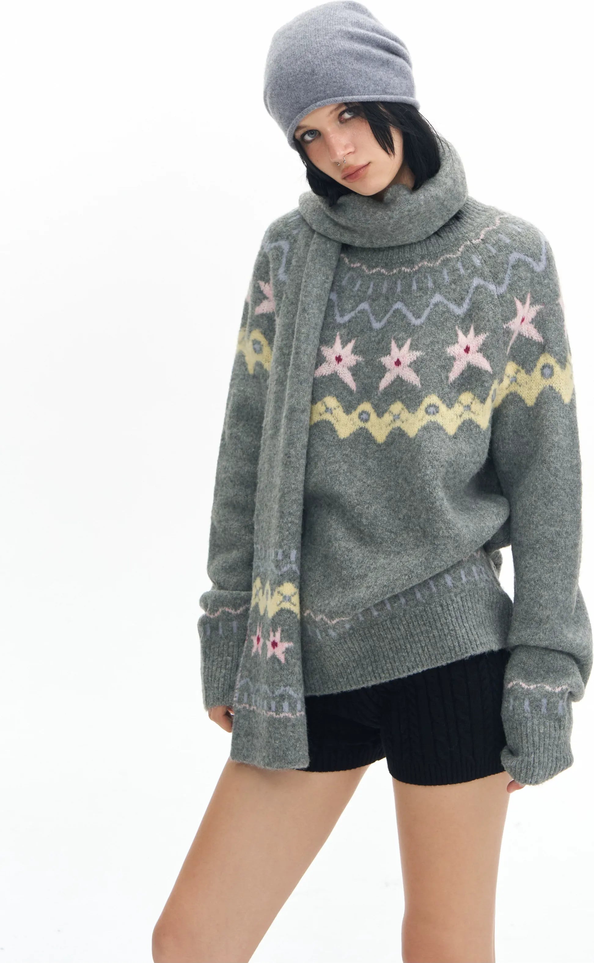 Fair Isle Wool Sweater