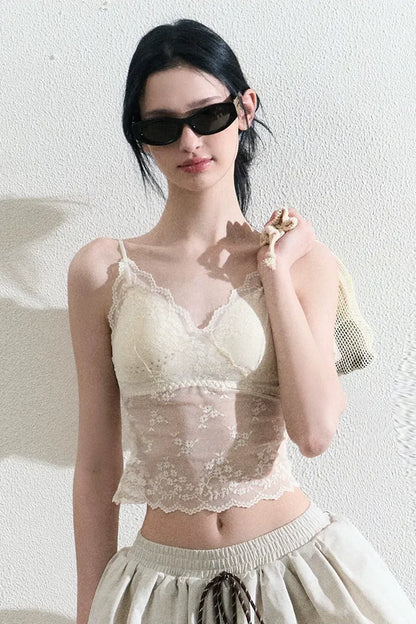 Lace Slim Cami Top