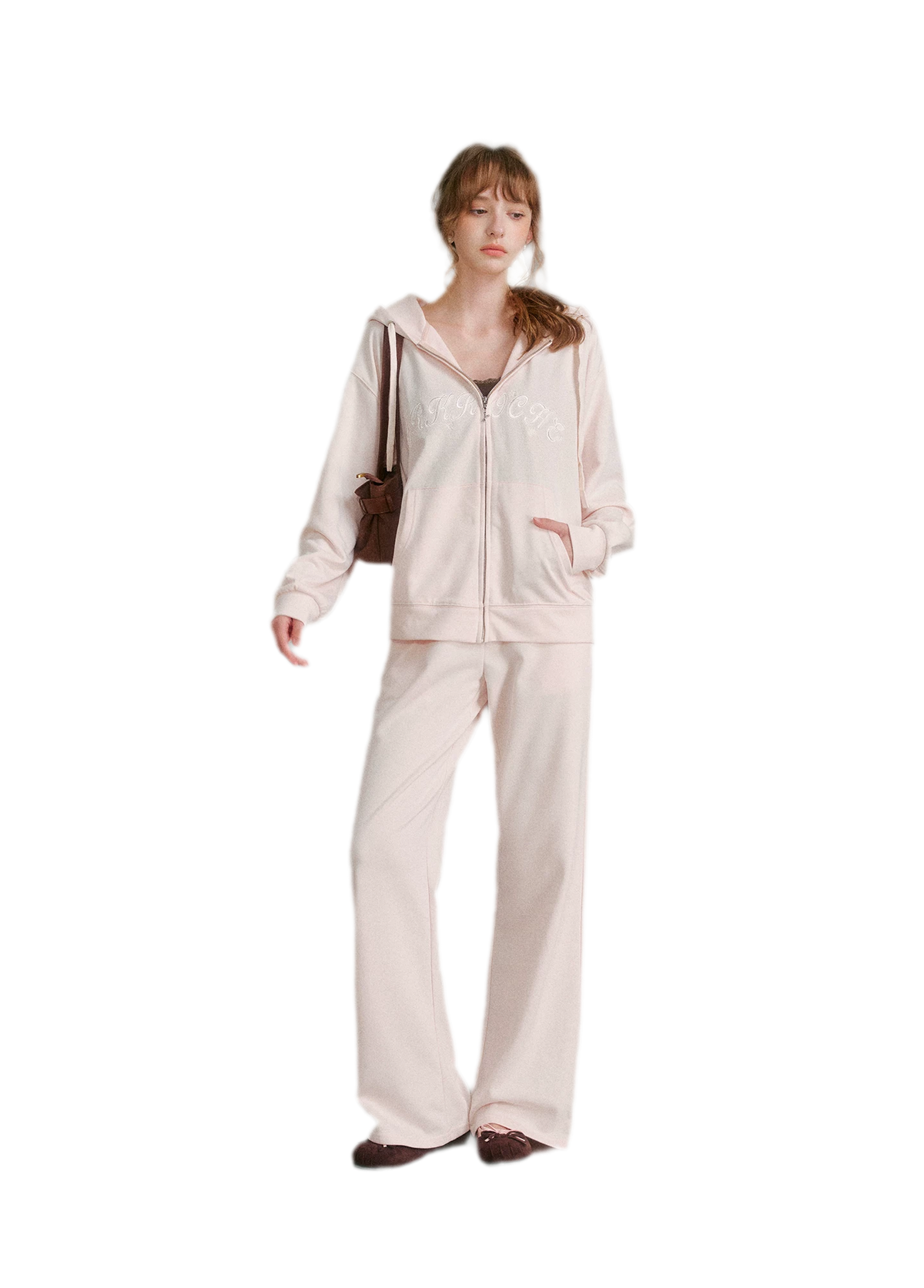Cotton Hooded Tracksuit Set