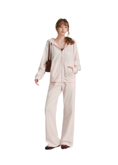 Cotton Hooded Tracksuit Set