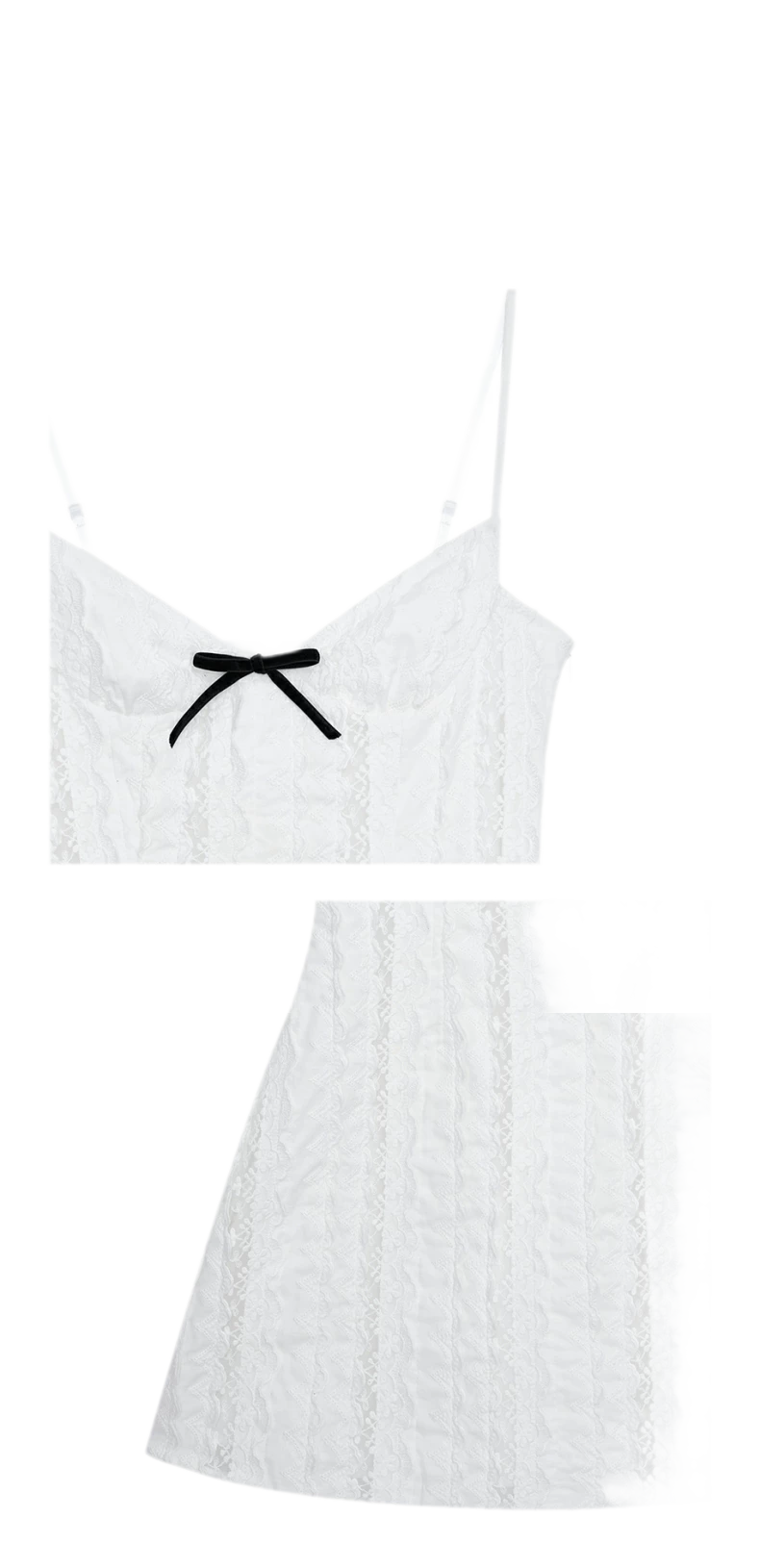 Elegant French Short Camisole Dress