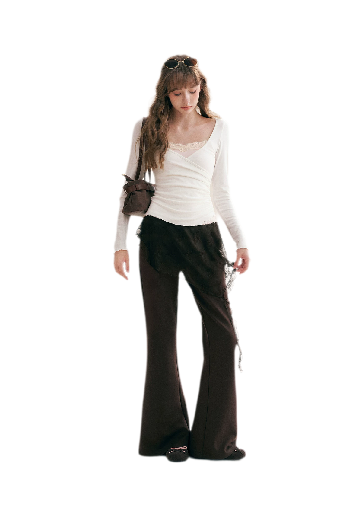 Romantic Lace Wide-Leg Pants