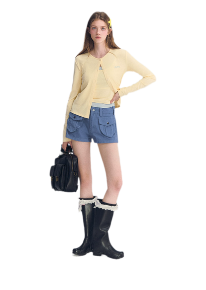 Low-Waist Cargo Shorts