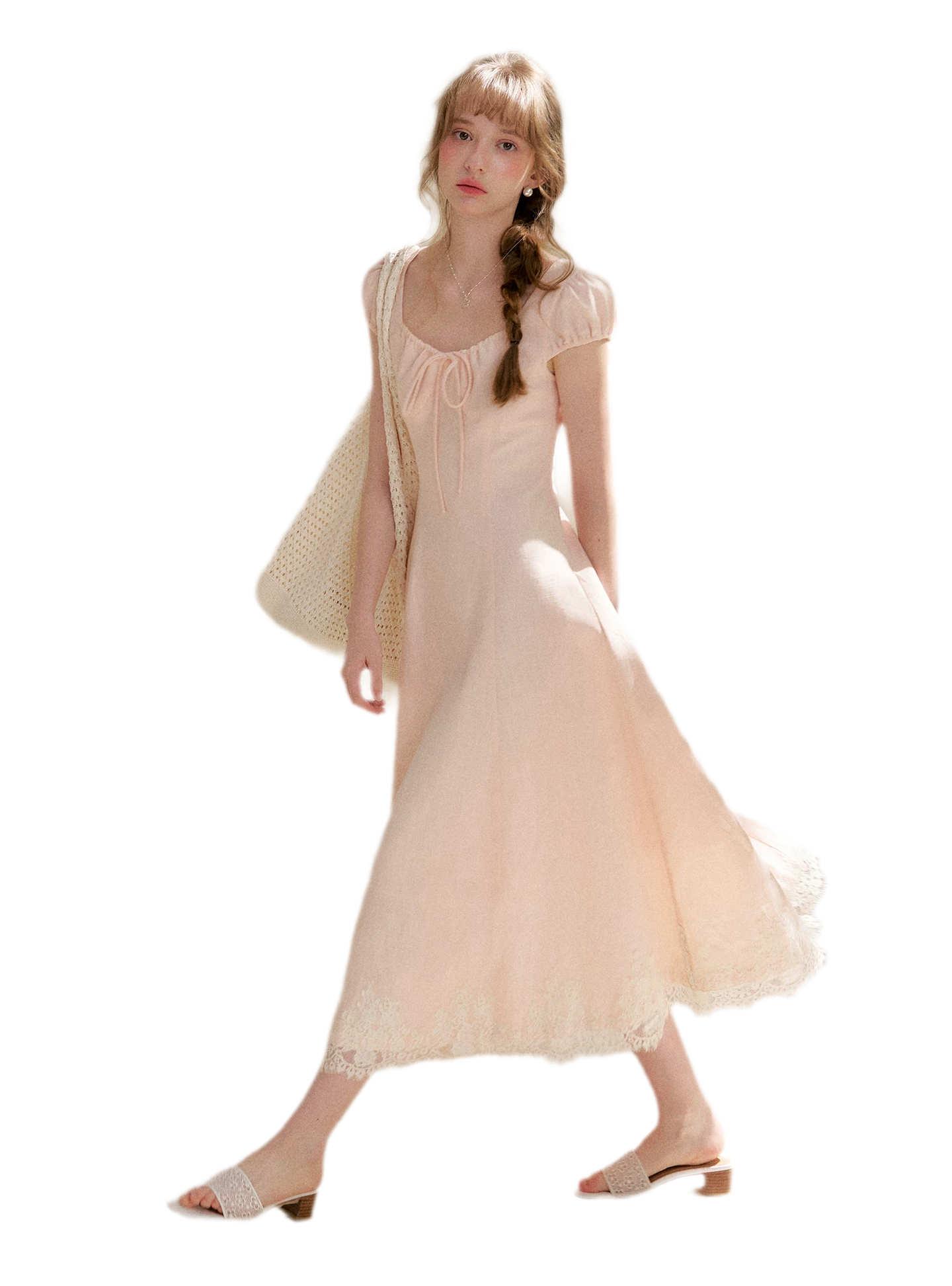 French Lace Long Dress