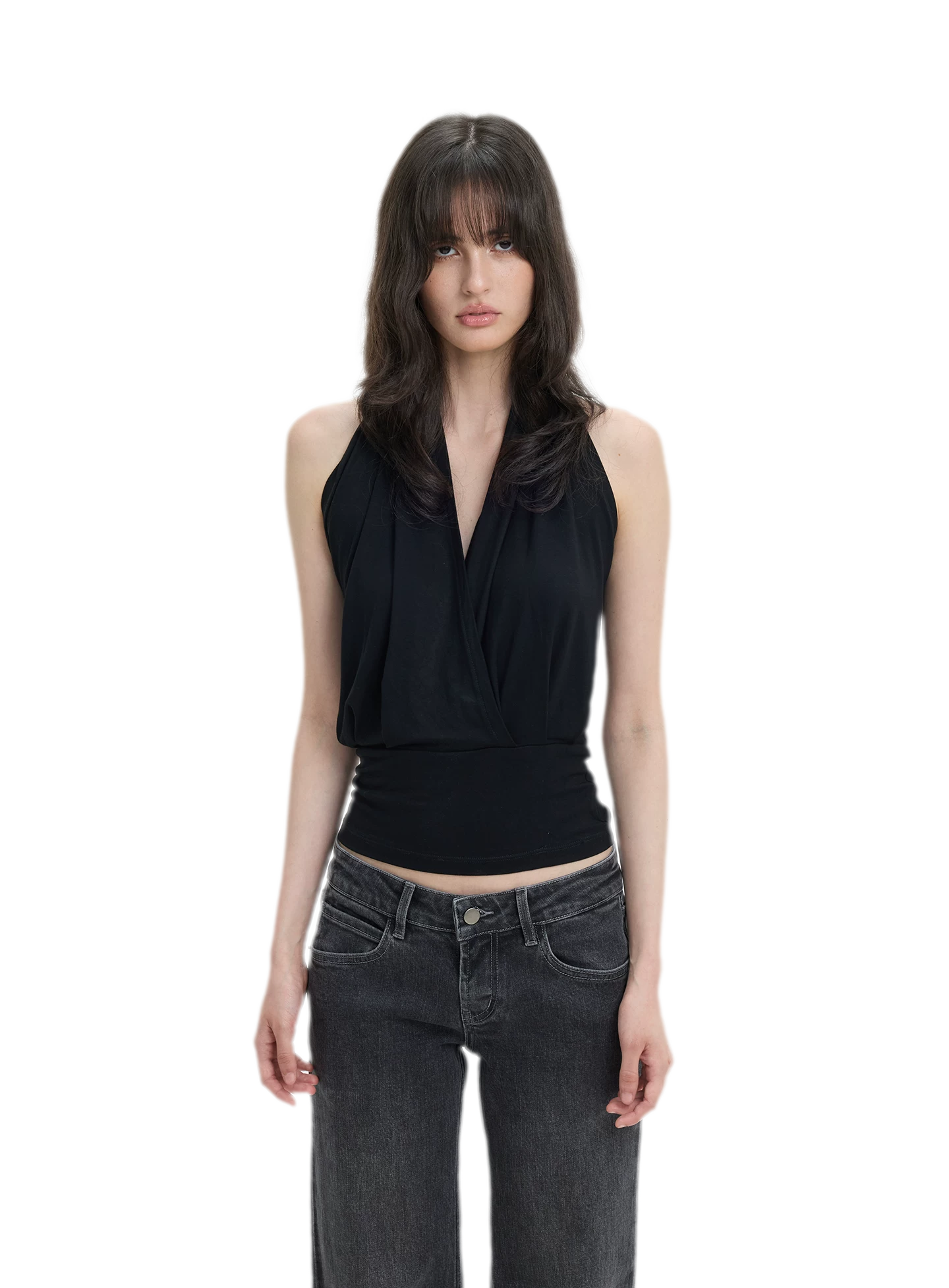 Modal Draped Halter Top