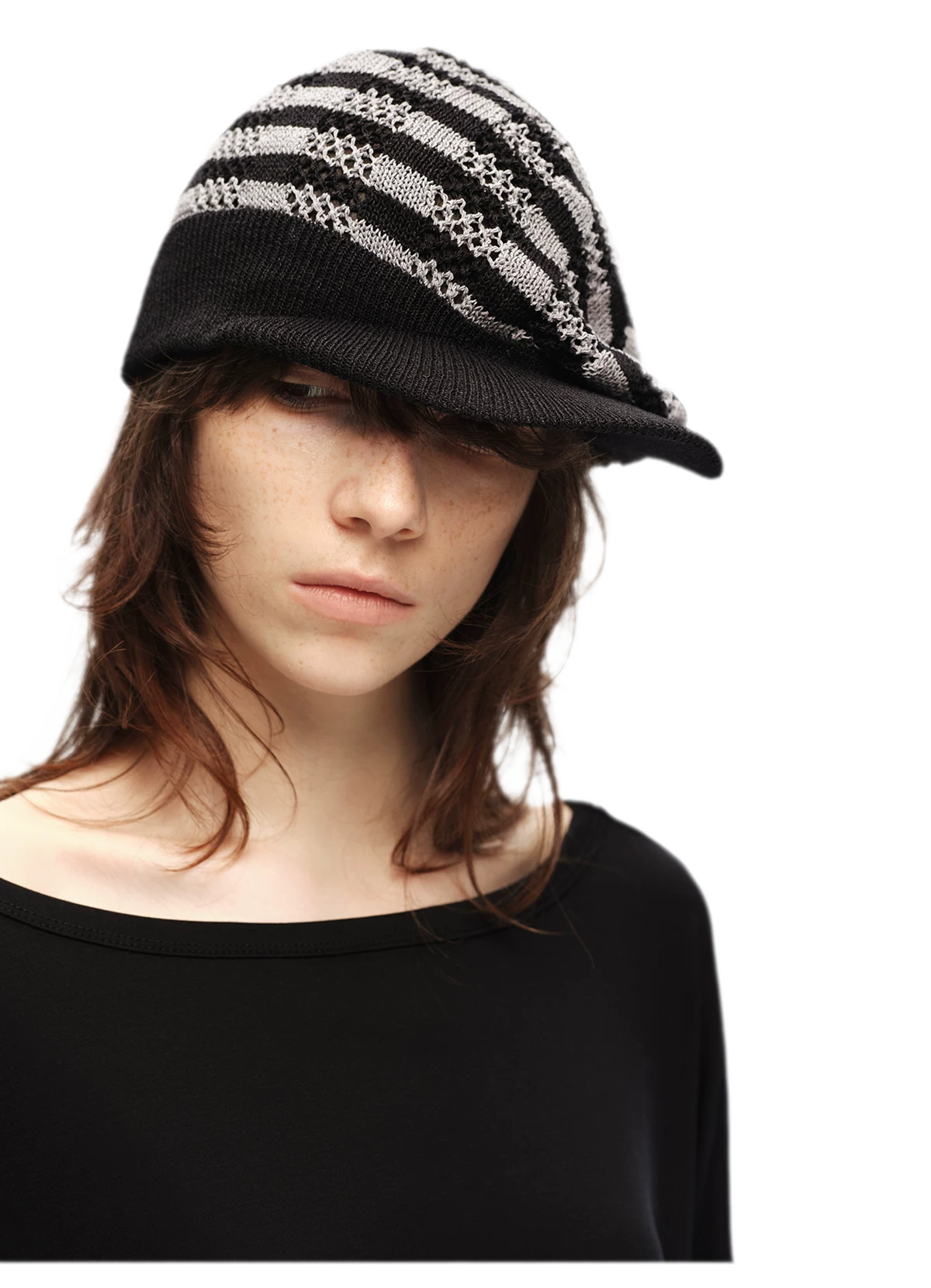 Washi Knit Short Brim Hat
