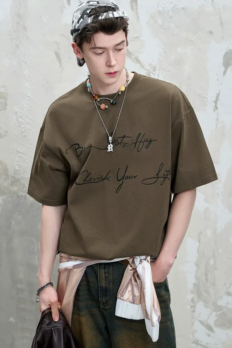 Cotton Oversized Printed T-Shirt
