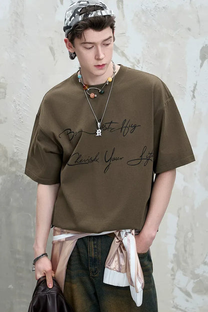 Cotton Oversized Printed T-Shirt