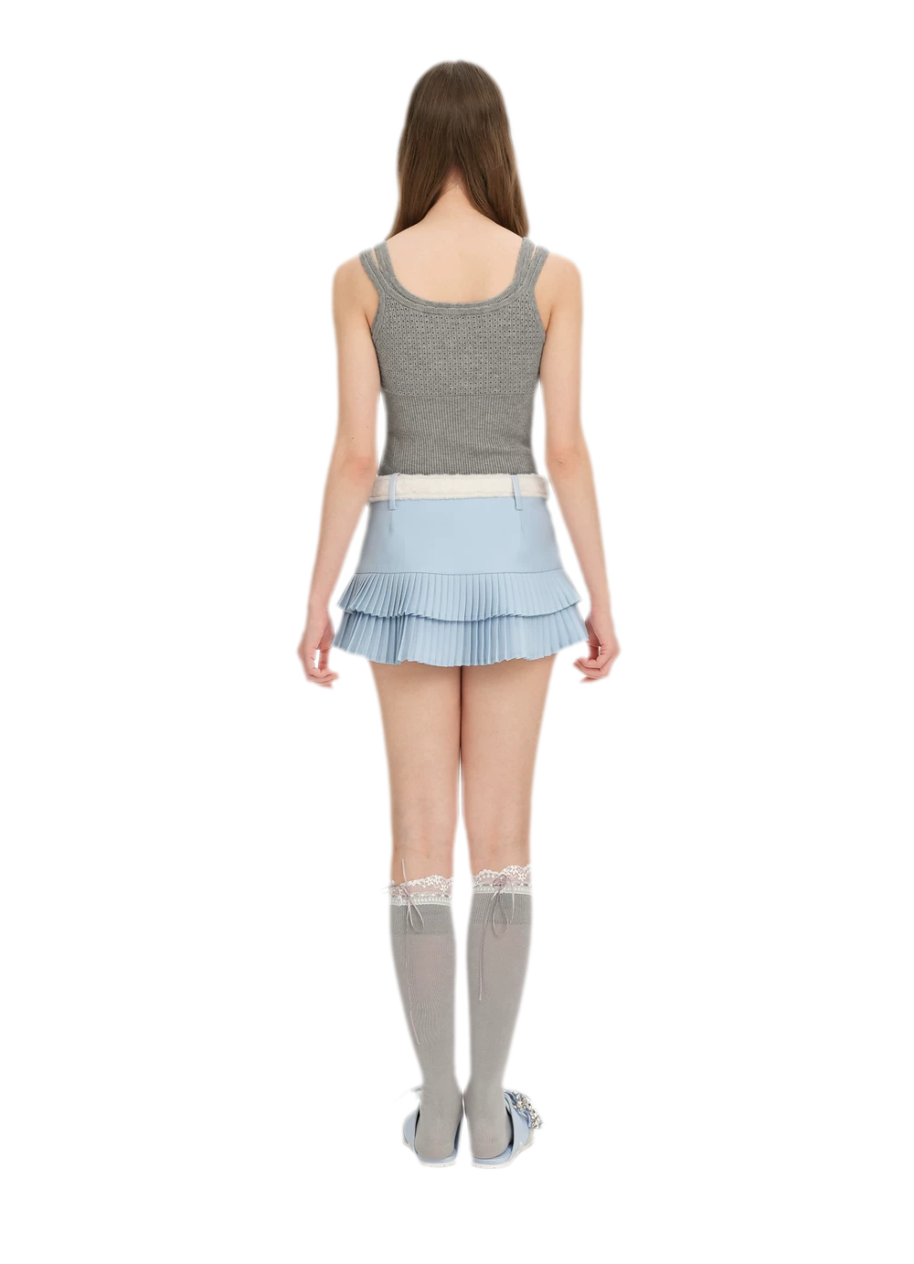 Floral Pleated Skort