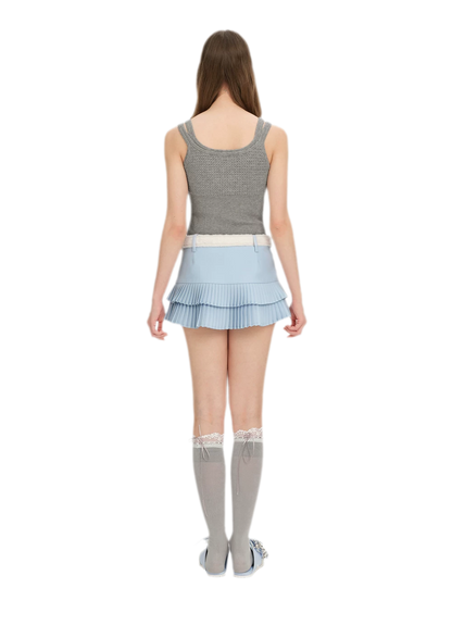 Floral Pleated Skort